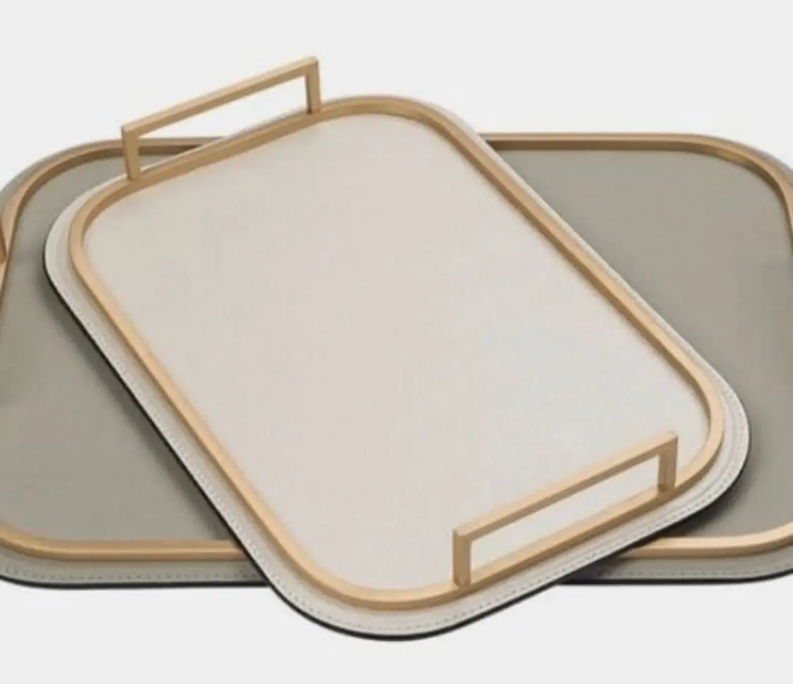 Wooden Tray Serving Set